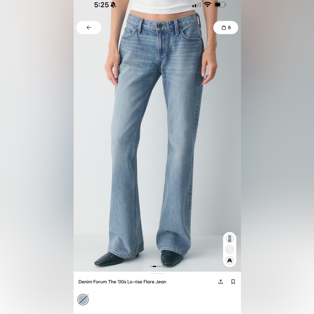 Aritzia Denim Forum 2000s low rise Jeans